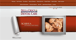 Desktop Screenshot of dellacrocedentalcare.com