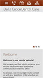 Mobile Screenshot of dellacrocedentalcare.com